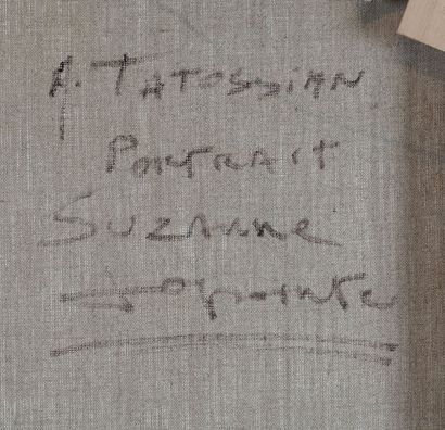 null TATOSSIAN, Armand (1951-2012)
"Portrait de Suzanne Lapointe"
Huile sur toile
Signée...