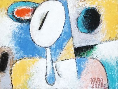 null KARO, Alexanian (1956-)
"Composition 5"
"Composition 3"
Suite de 2 acryliques...