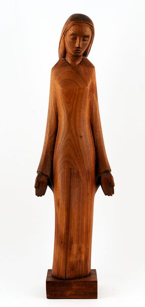 null DAOUST, Sylvia Marie Émilienne (1902-2004)
Vierge
Bois sculpté
Signé à la base...