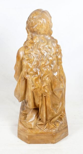 null ÉCOLE CANADIENNE XXe
Contemplation, femme au crâne
Plâtre
H: 112cm - 44"