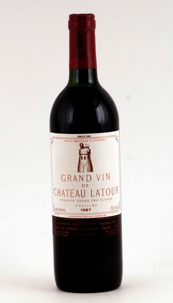null Château Latour 1987
Pauillac Appellation Contrôlée
Niveau B
1 bouteille