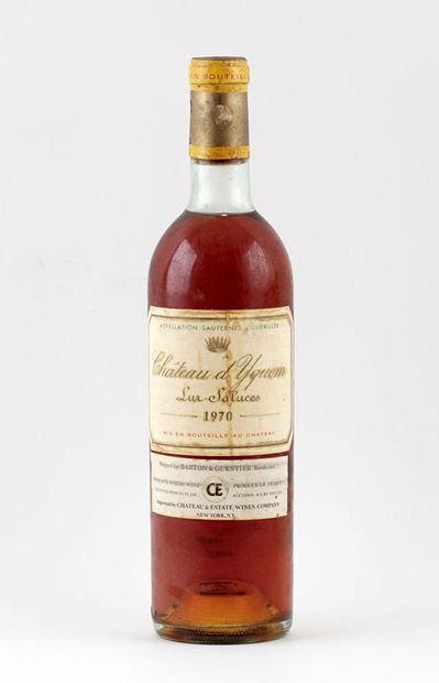 null Château d'Yquem 1970
Sauternes Appellation Contrôlée
Niveau B
1 bouteille