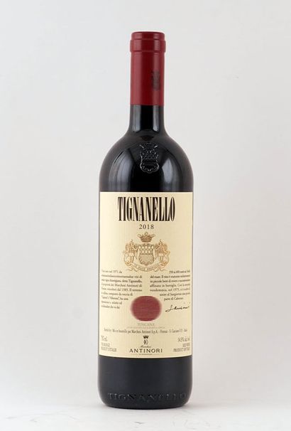 null Tignanello 2018
Toscana I.G.T.
Niveau A
1 bouteille