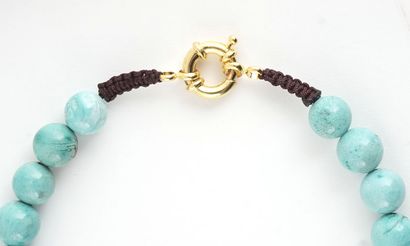 null TURQUOISE

Southern Asian turquoise beads necklace. 

Lenght : 84cm - 33"