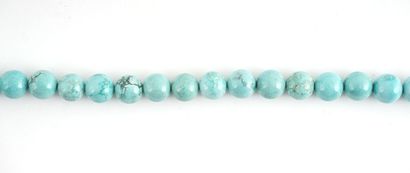 null TURQUOISE

Collier de perles de turquoise d'Asie du Sud. 

Longueur : 84cm -...