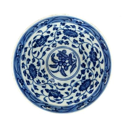 null CHINE / CHINA

Blue and white bowl decorated with some flower. 

Height : 10cm...