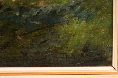 null ROSAIRE, Arthur Dominique (1879-1922)
Paysage crépusculaire
Huile sur toile
Signée...