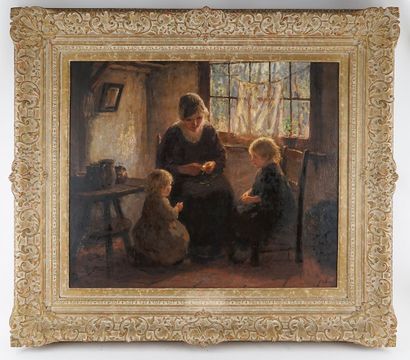 null POTHAST, Bernard (1882-1966)
Petites assistantes
Huile sur toile
Signée en bas...