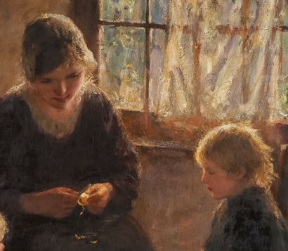 null POTHAST, Bernard (1882-1966)
Petites assistantes
Huile sur toile
Signée en bas...