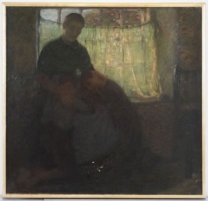 null SENIOR, Mark (1864-1927)
Amour maternel
Huile sur toile
Signée en bas à droite:...