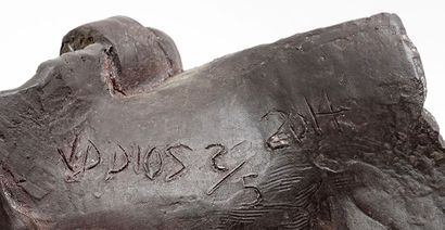null DE DIOS, Juan (actif XXe)
Contemplation
Bronze à patine brune sur socle en marbre
Signé,...