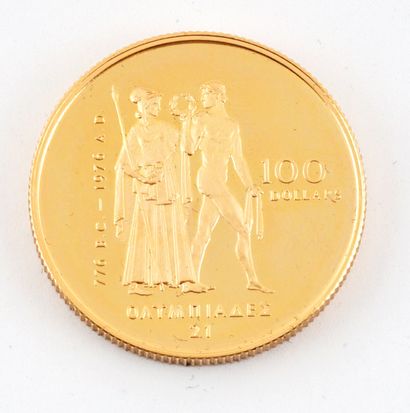 null PIÈCE CANADA OR 22K / CANADIAN GOLD COIN 22K
Pièce de monnaie olympique de $100...