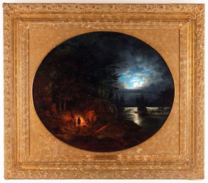 null KRIEGHOFF, Cornelius David (1815-1872)
"Grand-Mère"
Huile sur toile
Titrée sur...