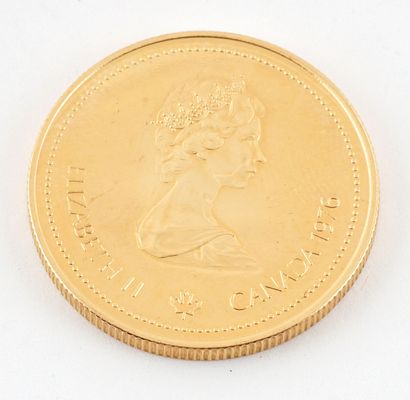null PIÈCE CANADA OR 14K / CANADIAN GOLD COIN 14K 
Pièce de monnaie olympique de...