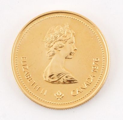 null PIÈCE CANADA OR 14K / CANADIAN GOLD COIN 14K 
Pièce de monnaie olympique de...