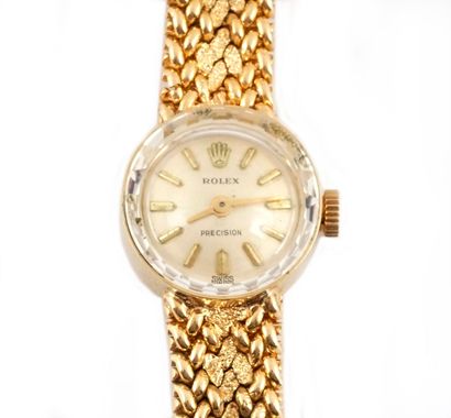 null ROLEX
Montre-bracelet Rolex de dame en or jaune 14K, boîtier rond de 15mm environ,...