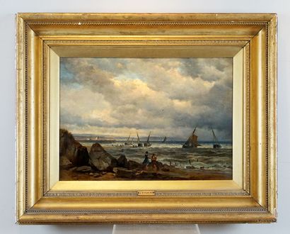 null SYER, John I (1815-1885)
Paysage marin
Huile sur toile
Signée en bas à gauche:...