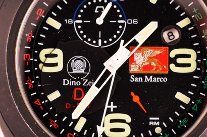 null SAN MARCO DINO ZEI
Dino Zei San Marco watch, round case in black steel, black...