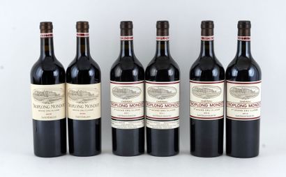 null Château Troplong Mondot 2006, 2011 2014 - 6 bouteilles
