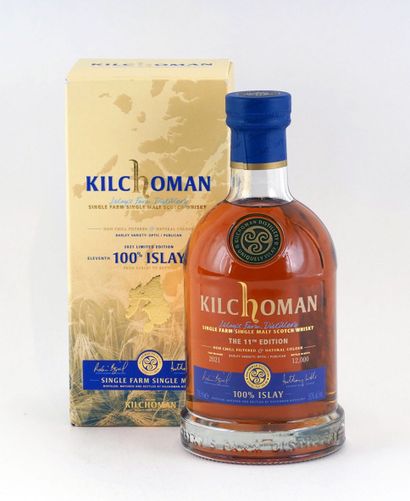 null Kilchoman 100% Islay 11th Edition 2021 Single Malt Scotch Whisky - 1 boutei...