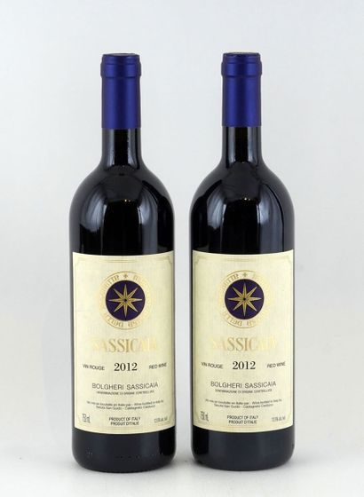null Sassicaia 2012 - 2 bouteilles