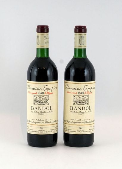 null Bandol Cuvée Spéciale La Migoua 1986, Tempier - 2 bouteilles