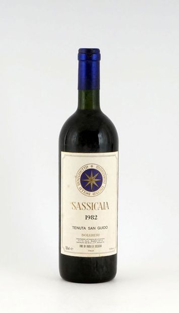 null Sassicaia 1982 - 1 bouteille