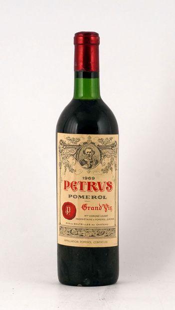 null Pétrus 1969 - 1 bouteille (Collection Claude Lanthier)