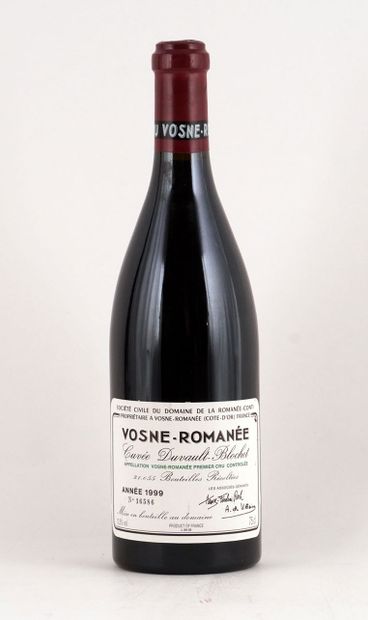 null Vosne-Romanée 1er Cru Cuvée Duvault-Blochet 1999, DRC - 1 bouteille (Collection...