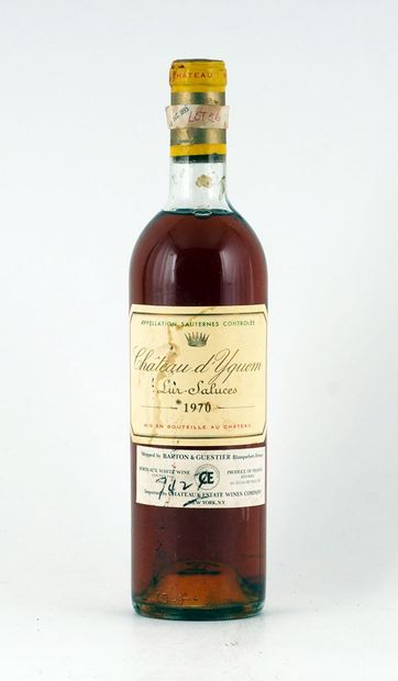 null Château d'Yquem 1970 - 1 bouteille (Collection Claude Lanthier)