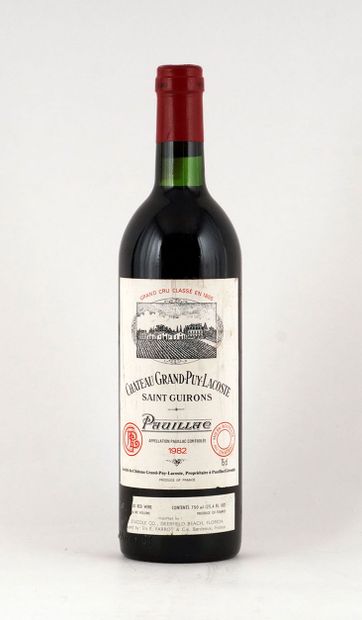 null Château Grand-Puy-Lacoste 1982 - 1 bouteille