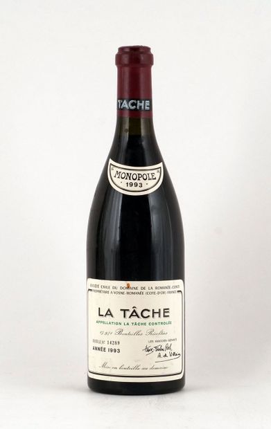 null La Tâche 1993, DRC - 1 bouteille (Collection Claude Lanthier)