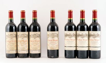 null Château Calon Ségur 1996, 2000 2008 - 7 bouteilles