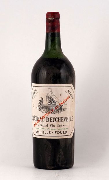 null Château Beychevelle 1966 - 1 magnum (Collection Claude Lanthier)