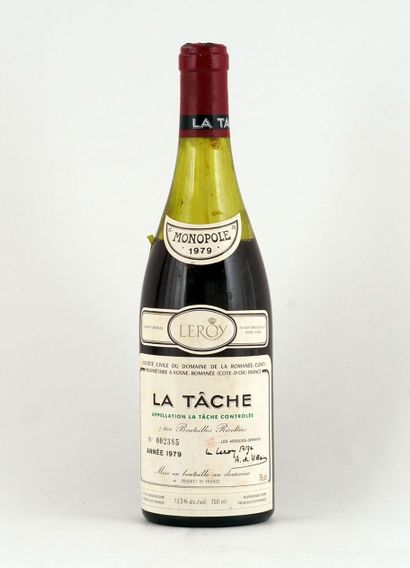 null La Tâche 1979, DRC - 1 bouteille (Collection Claude Lanthier)