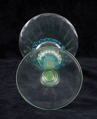 null MARTINUZZI, NAPOLÉON (1892-1977), attributed to 

Glass bowl "Salviati" in polychrome...