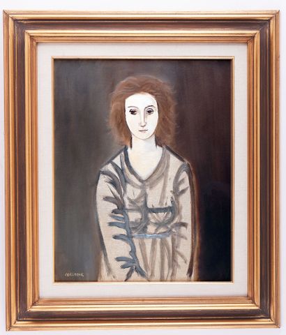 null COSGROVE, Stanley Morel (1911-2002)
Unttiled - Portrait of a girl
Oil on canvas...
