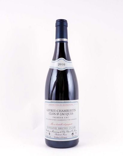 null Gevrey-Chambertin 1er Cru Clos St. Jacques 2010, Bruno Clair - 1 bouteille