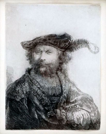 REMBRANDT VAN RIJN (1606-1669) 
Autoportrait...