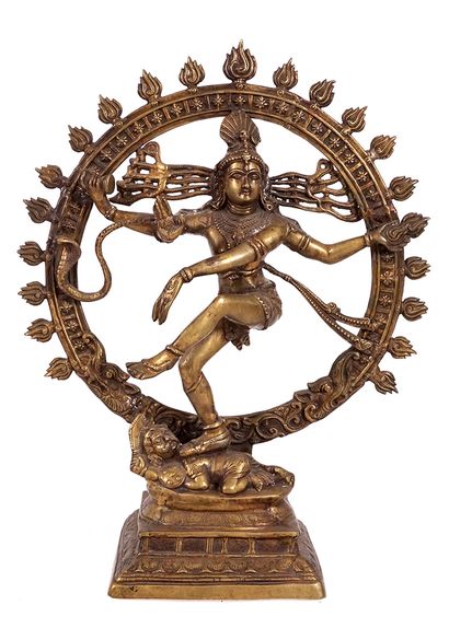 INDE

Sujet en bronze, représentant Shiva...