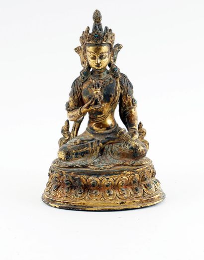 CHINA

Golden Buddha, 17th century.

Dimensions:...