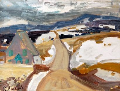 null RICHARD, René Jean (1895-1982)
"Charlevoix County"
Oil on board
Signed on the...
