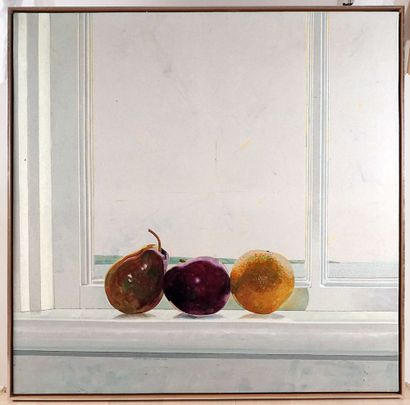 null ROBERTS, William Griffith (1921-2001)
"October window"
Acrylique sur toile
Signée...