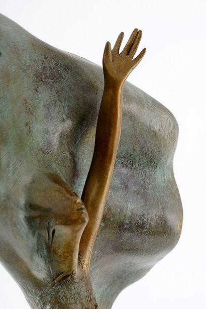 null WERTHEIMER, Esther (1926-2016)
Dancer
Bronze with green and gilt patina on a...