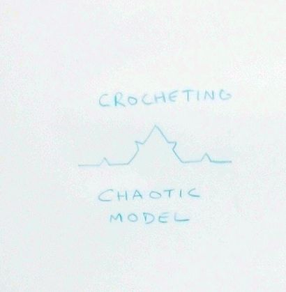 null FAFARD, Josée (active 20th c.)
Crochetage (modèle du chaos)(1994)
Mix media...