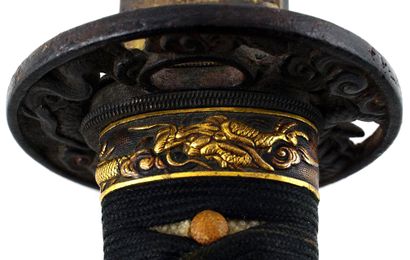 null JAPAN

A Japanese sword with a lacquered wooden scabbard.
Late period.

Total...