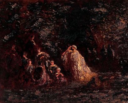MONTICELLI, Adolphe (1824-1886)
Untitled...