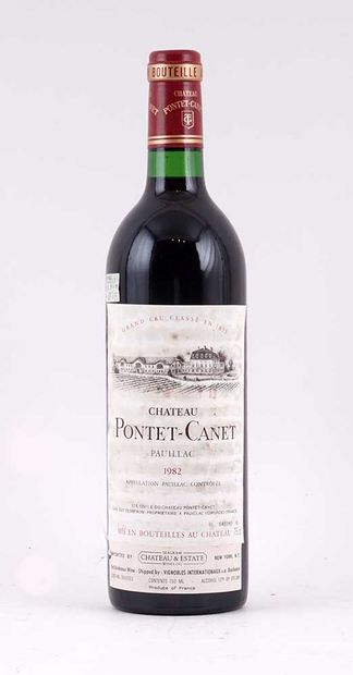 Château Pontet-Canet 1982
Pauillac Appellation...