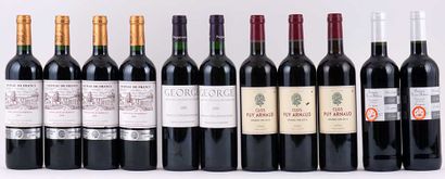 Sélection de Vins de Bordeaux comprennant:

*...