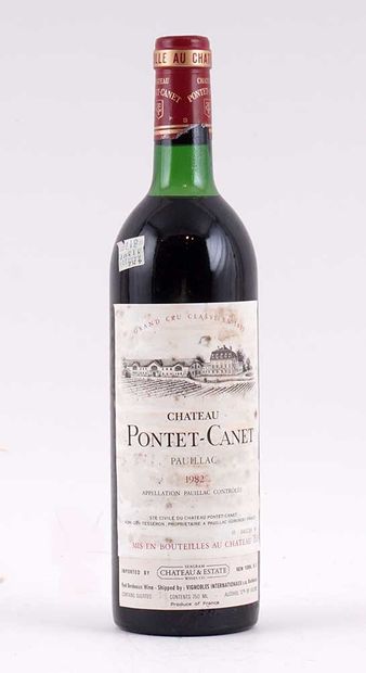 Château Pontet-Canet 1982
Pauillac Appellation...